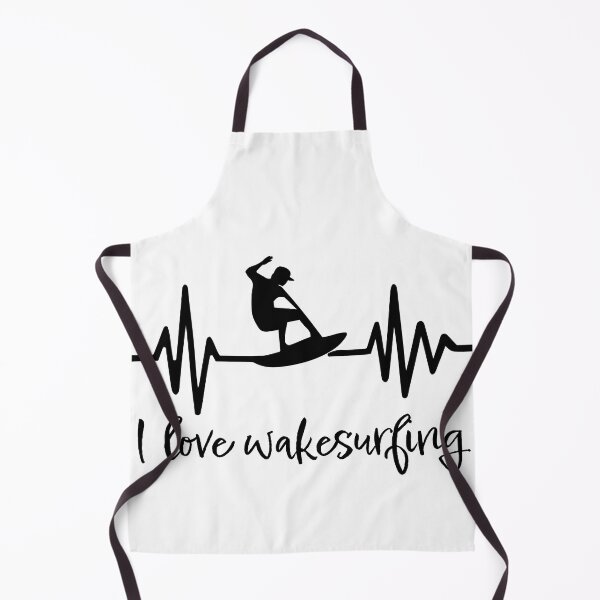 Item preview, I love wakesurfing heartbeat designed and sold by hookline.