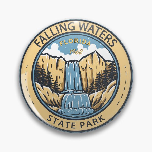 Item preview, Falling Waters State Park Florida Badge designed and sold by KrisSidDesigns.
