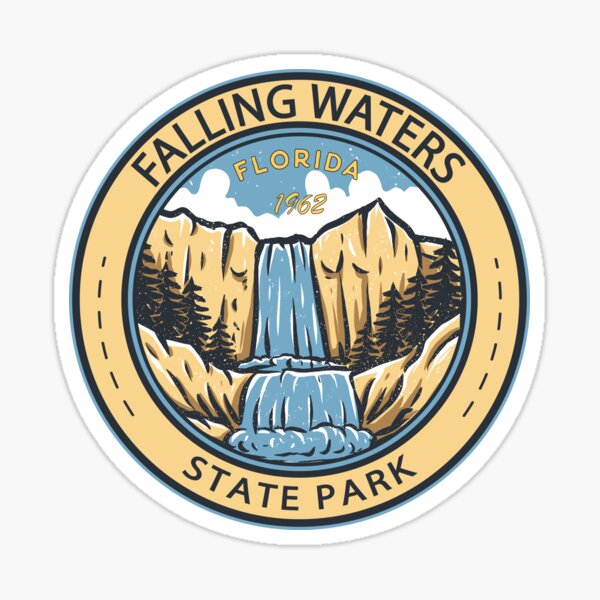 Item preview, Falling Waters State Park Florida Badge designed and sold by KrisSidDesigns.