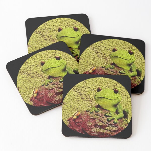 Item preview, Happy Frog on a rock designed and sold by Jessi-Sketches.