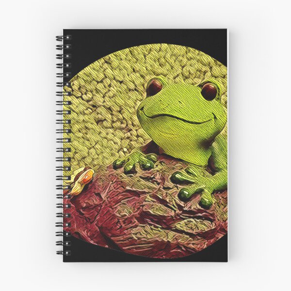 Item preview, Happy Frog on a rock designed and sold by Jessi-Sketches.