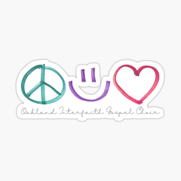 OIGC sends Peace Joy Love Sticker