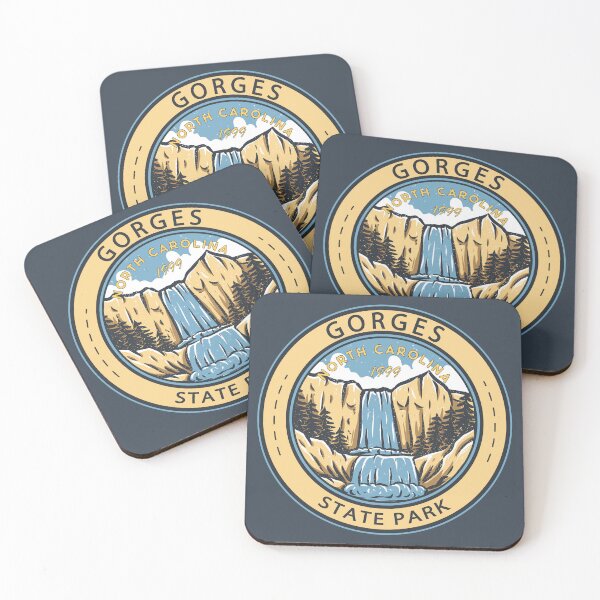 Item preview, Gorges State Park North Carolina Badge designed and sold by KrisSidDesigns.