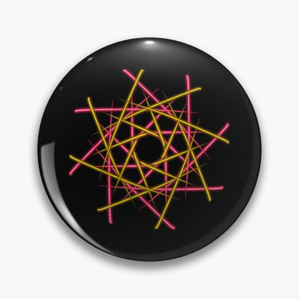 Item preview, red and yellow star, abstract art designed and sold by Meo Design.