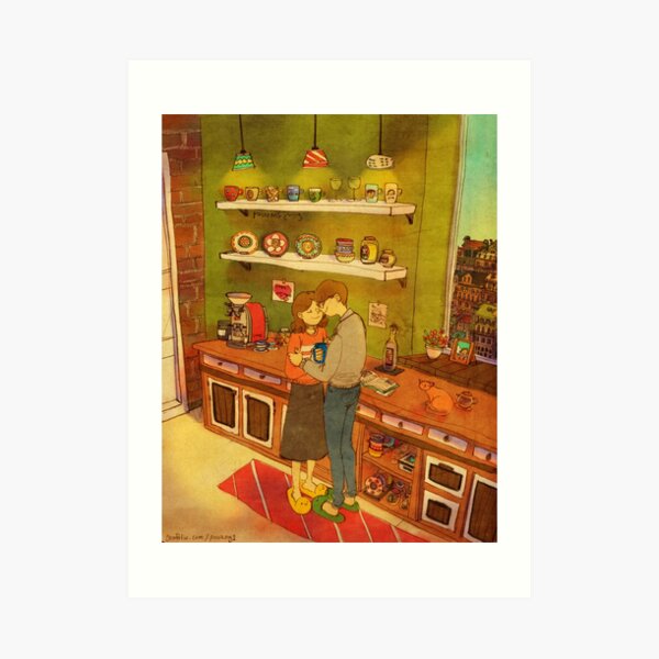 Can’t help but smile Art Print