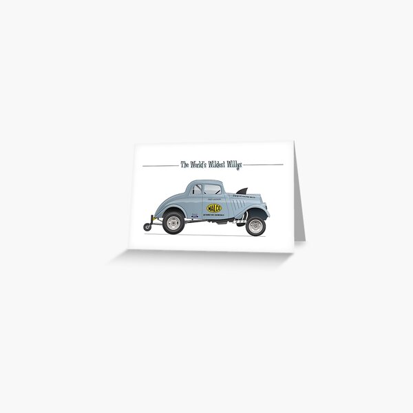 The World's Wildest Willys Greeting Card