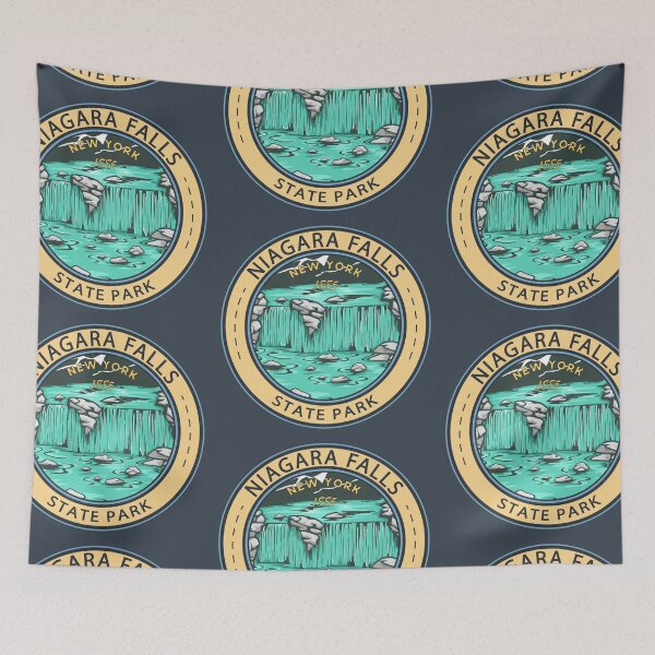 Item preview, Niagara Falls State Park New York Badge designed and sold by KrisSidDesigns.
