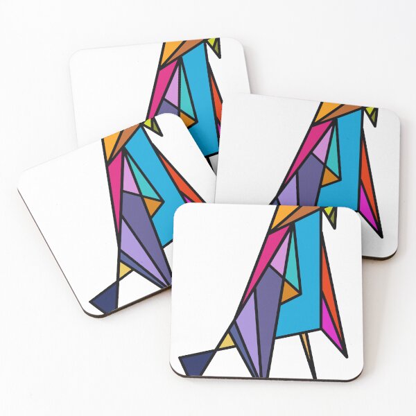 Item preview, Geometric Colorful Bird designed and sold by omyortiz.