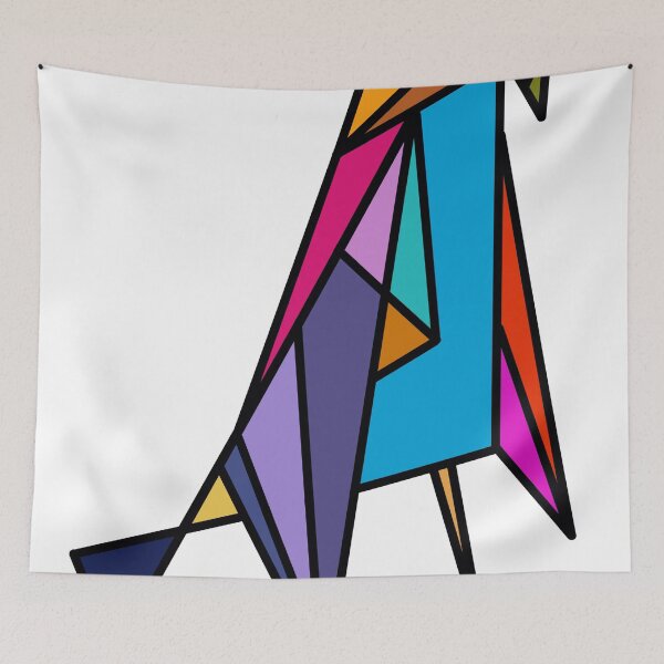 Item preview, Geometric Colorful Bird designed and sold by omyortiz.