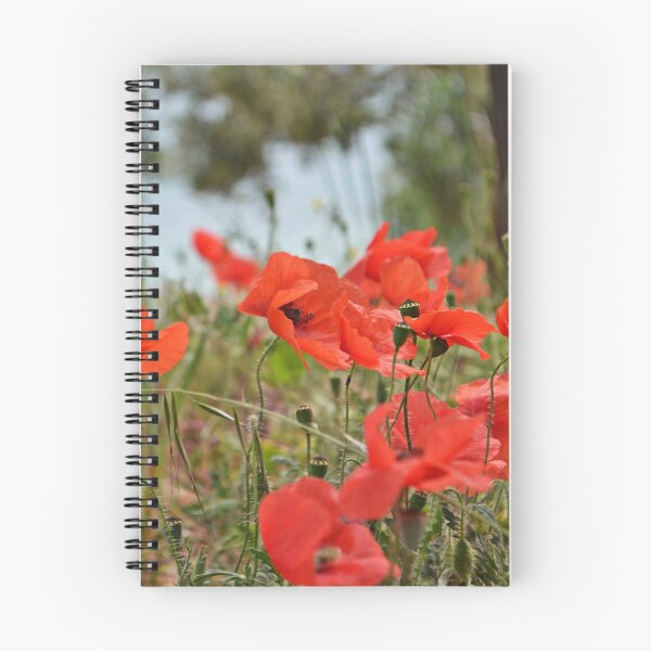 Item preview, Red poppies field designed and sold by Sanja22.