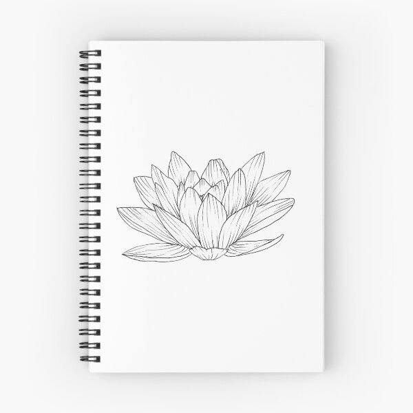 Artikelvorschau, Simplistic Line-Work-Seerose entworfen und verkauft von Skiesofsapphire.