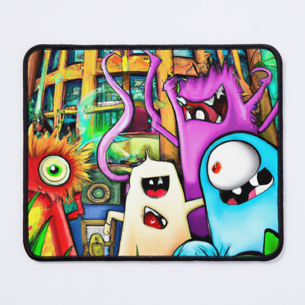 Item preview, Cute Monsters - Artificial Intelligence / AI Drawing designed and sold by ai-draw.