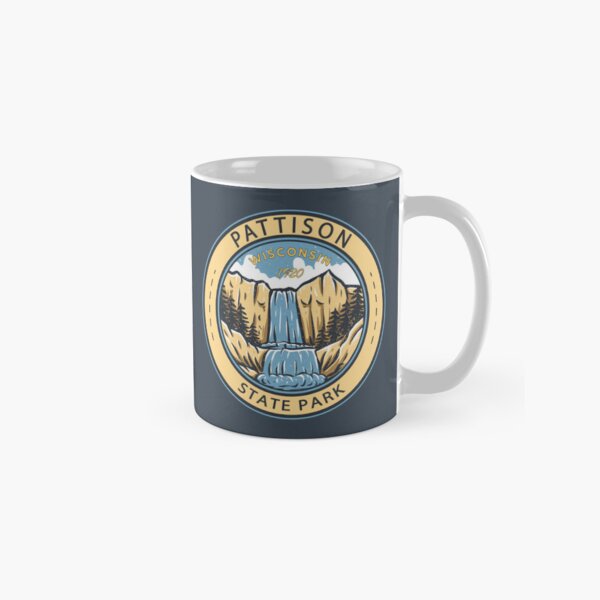 Item preview, Pattison State Park Wisconsin Badge designed and sold by KrisSidDesigns.