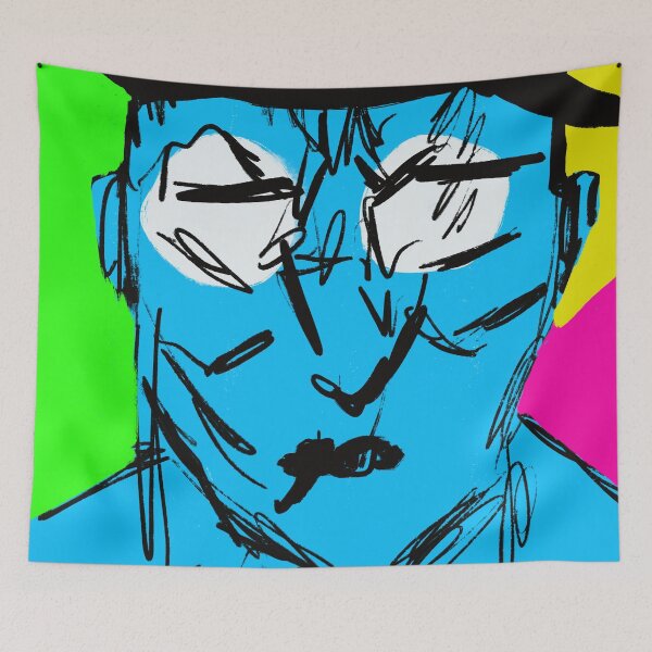 Item preview, Blue Man In Hat designed and sold by omyortiz.