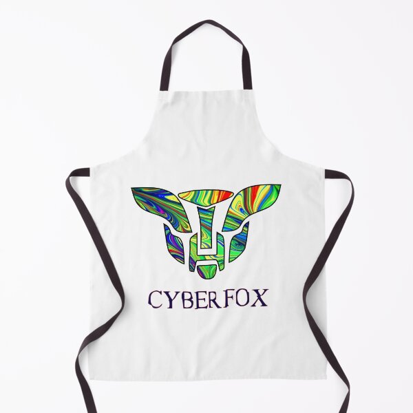 Item preview, CyberFox - the psychedelic multicolored cyber fox with ears down designed and sold by Kminos.