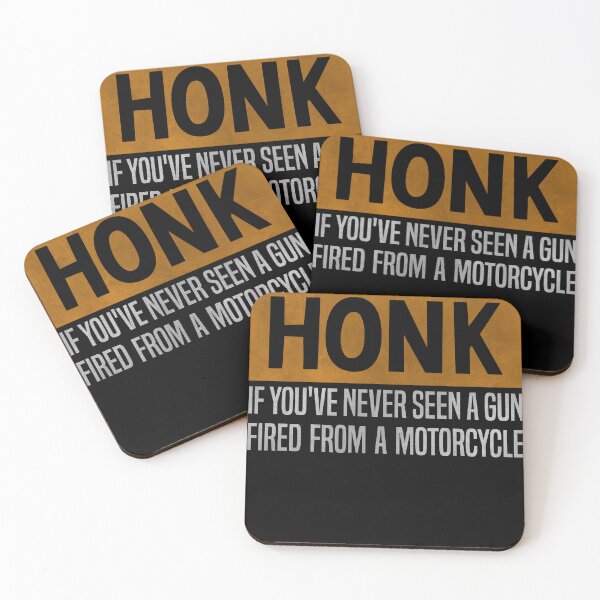 Item preview, Honk If You Have Never Seen A Gun Fired From A Motorcycle designed and sold by medadesign.