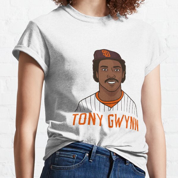 Tony Gwynn Stats T-shirt (Small, White) : Clothing  