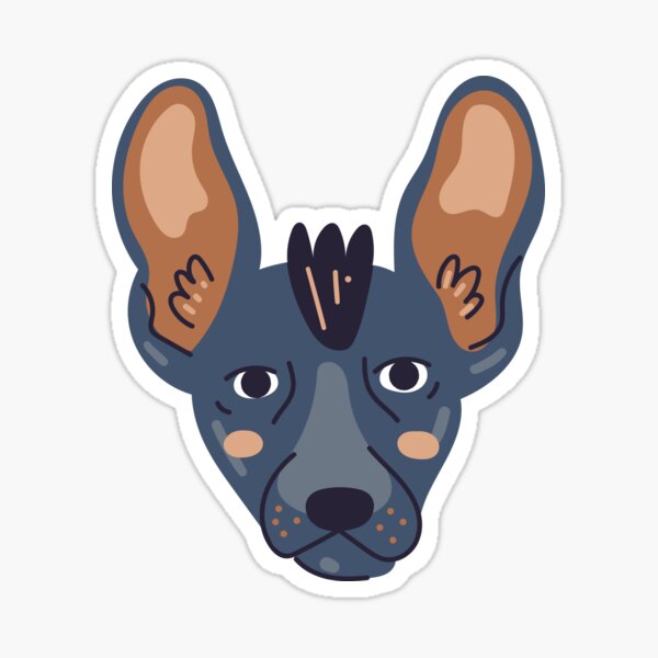 Vista previa del artículo con la obra «Lindo Diseño Perro Xoloitzcuintli Plano», diseñado y vendido por OmoYolo.