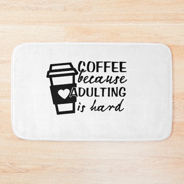 Artikelvorschau, Kaffee, weil das Erwachsenwerden schwer ist, Kaffee-Shirt, Geschenke über Kaffee, lustiges Shirt, lustiges Kaffee-Shirt, Unisex-Damen-T-Shirt, T-Shirt entworfen und verkauft von MehdiMajd.