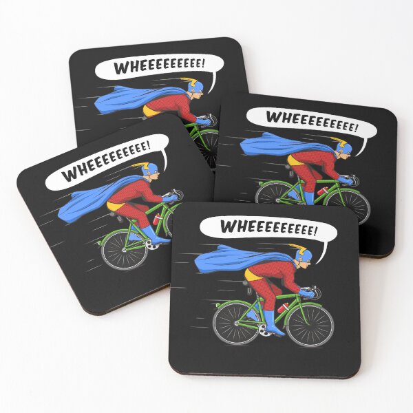 Item preview, Superhero on a bicycle comic book vector. Black designed and sold by IronicEmpire.