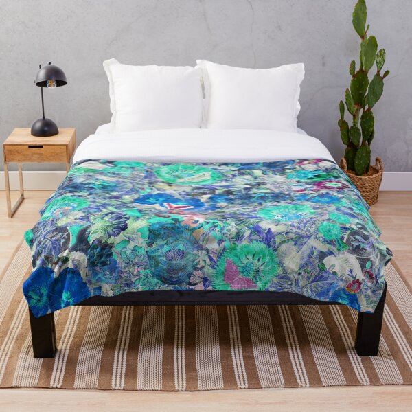 Item preview, Seamless pattern with mysterious neon glowing roses, butterflies designed and sold by BeInTouch.