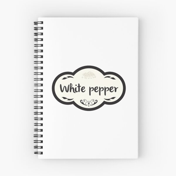 Item preview, Verry pretty nice design for white pepper label designed and sold by MorDesigner.