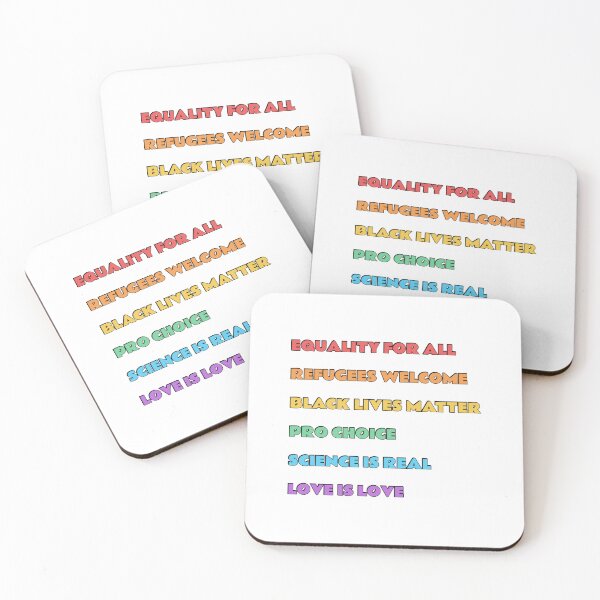 Item preview, HUMAN RIGHTS MANIFESTO Rainbow text  designed and sold by Inspirationmotivation.