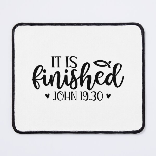 Item preview, It Is Finished - John 19:30 designed and sold by StickerBulls.