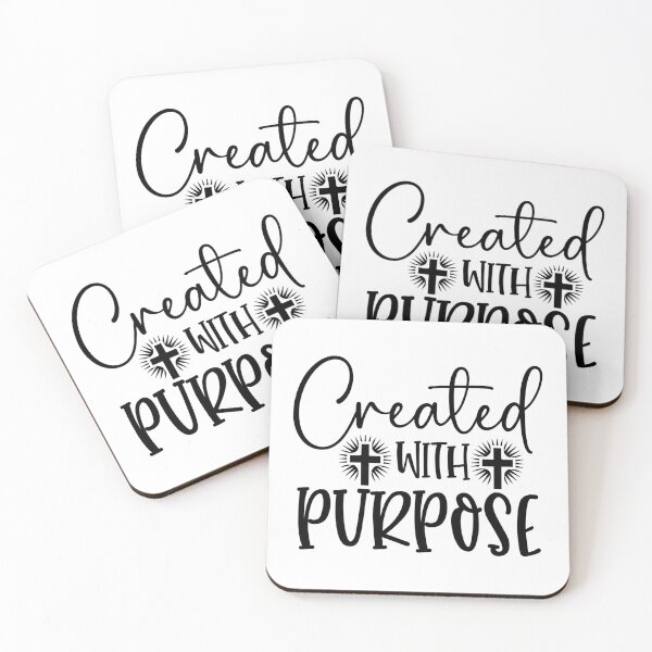 Item preview, Created With Purpose designed and sold by StickerBulls.