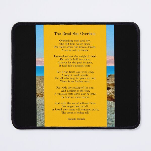 Item preview, The Dead Sea Overlook Poem designed and sold by Pamela Storch.
