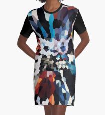 Vestido camiseta U2 - Achtung baby - Cuadrados