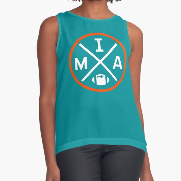 Miami Dolphins, Coat of Arms Sleeveless Top for Sale by City Legacy  Prints