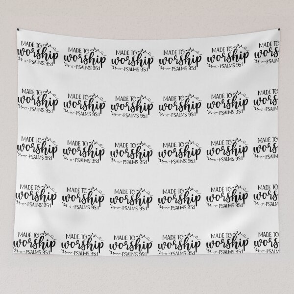 Item preview, Made To Worship - Psalms 95:1 designed and sold by StickerBulls.