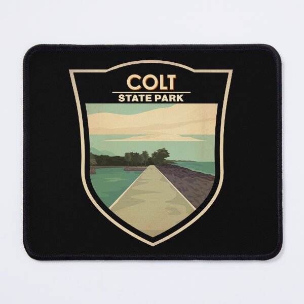 Item preview, Colt State Park Rhode Island Vintage Badge designed and sold by KrisSidDesigns.