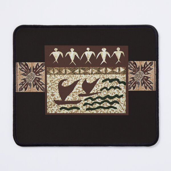 Item preview, Hawaiian Sailing Canoe Border Print designed and sold by J Marielle Designs.