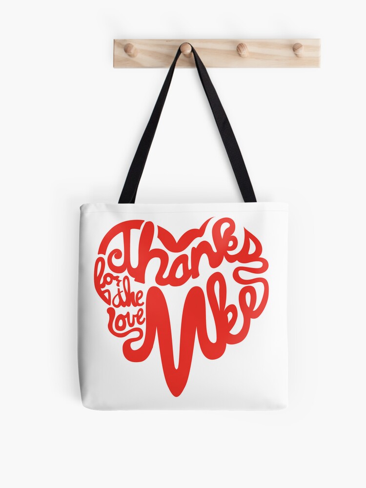 Thumbnail 1 of 2, Tote Bag, Thanks For The Love, MKE designed and sold by dustinzick.