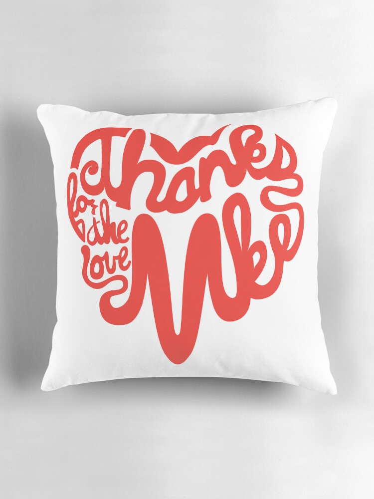 Thumbnail 3 of 4, Pillow, Thanks For The Love, MKE designed and sold by dustinzick.