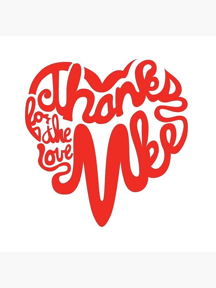 Thumbnail 2 of 2, Art Board Print, Thanks For The Love, MKE designed and sold by dustinzick.