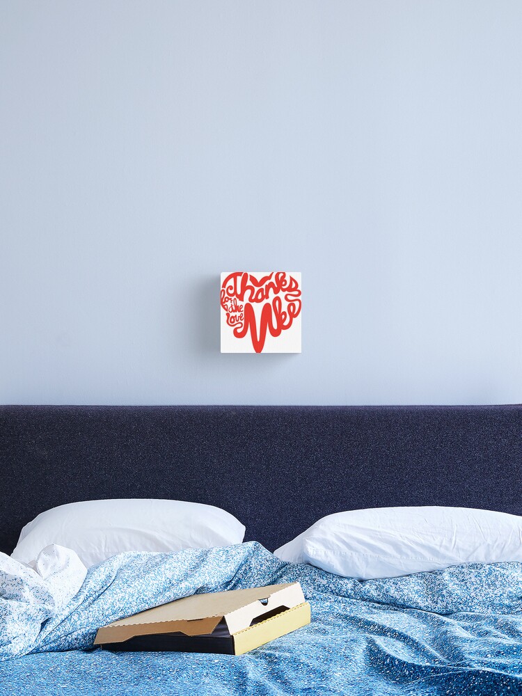 Thumbnail 2 of 3, Canvas Print, Thanks For The Love, MKE designed and sold by dustinzick.
