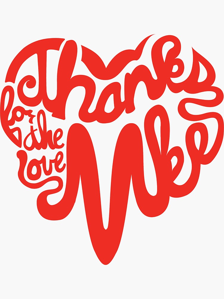 Thumbnail 3 of 3, Sticker, Thanks For The Love, MKE designed and sold by dustinzick.
