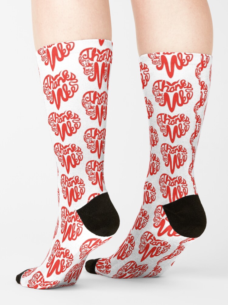 Thumbnail 4 of 5, Socks, Thanks For The Love, MKE designed and sold by dustinzick.