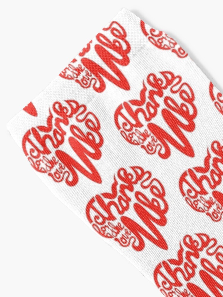 Thumbnail 2 of 5, Socks, Thanks For The Love, MKE designed and sold by dustinzick.