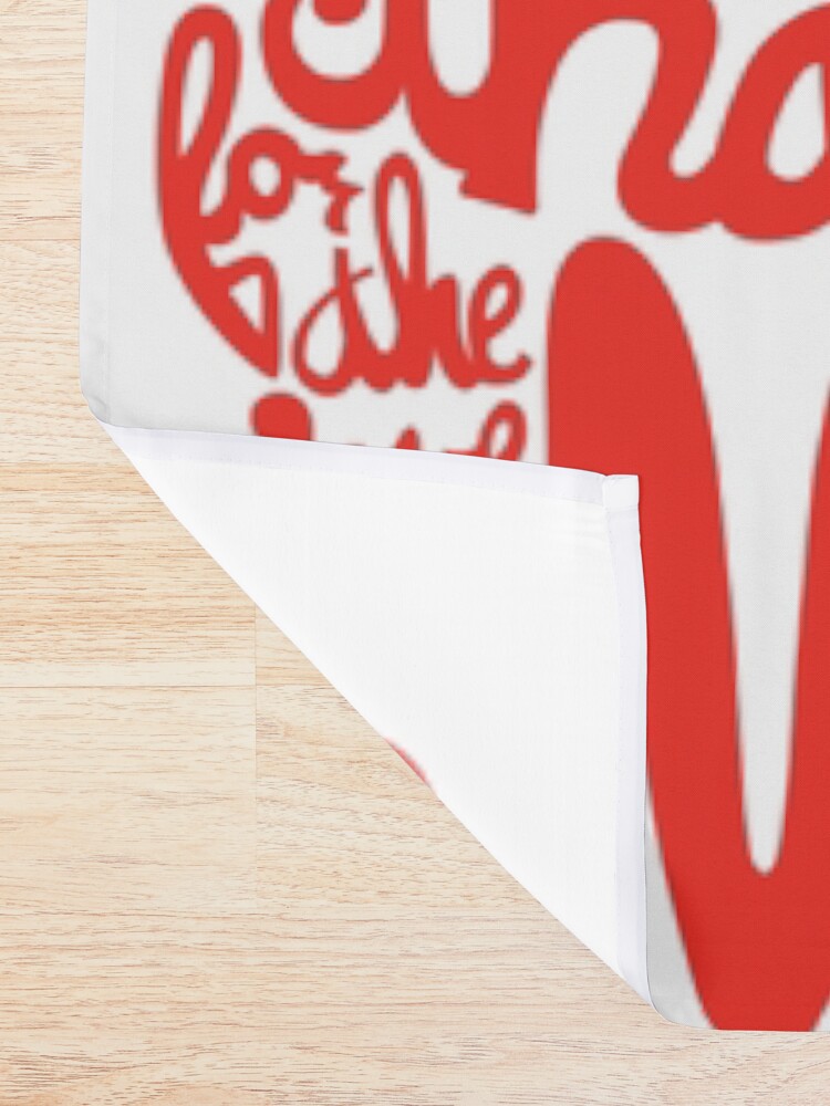 Thumbnail 2 of 5, Shower Curtain, Thanks For The Love, MKE designed and sold by dustinzick.
