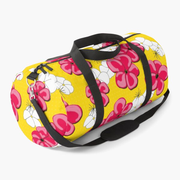 Item preview, Painted Poppies - Red and White on Yellow designed and sold by bmfabricdesigns.