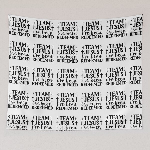 Item preview, Team Jesus I've Been Redeemed designed and sold by StickerBulls.
