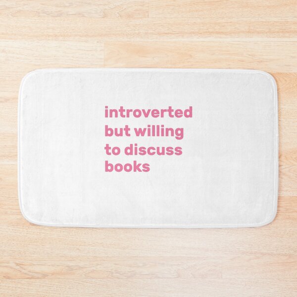 Item preview, Introverted but willing to discuss books designed and sold by AdelDa19.
