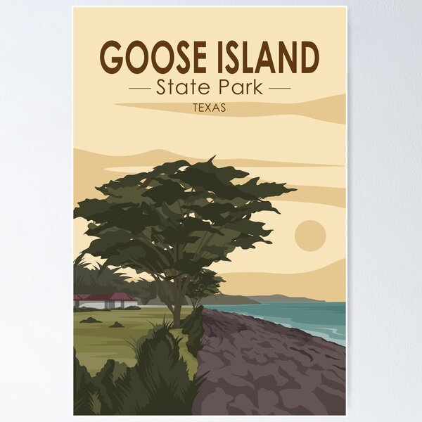 Item preview, Goose Island State Park Texas Vintage designed and sold by KrisSidDesigns.