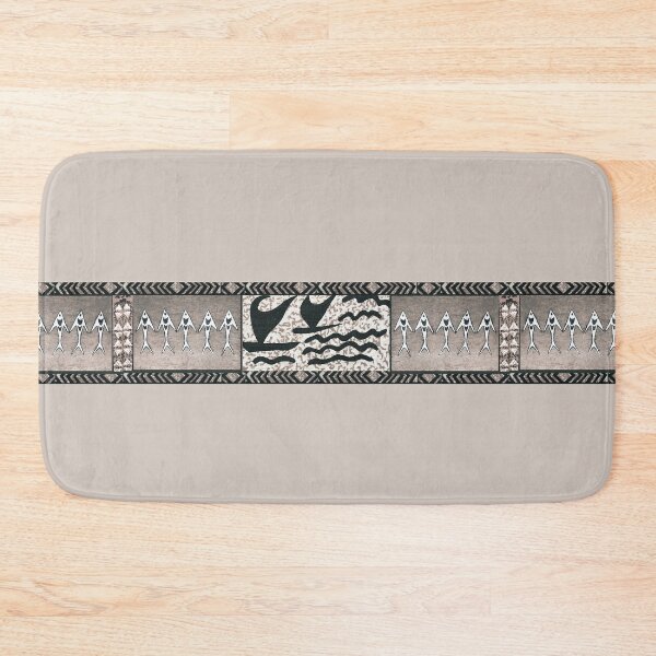 Item preview, Hawaiian Petroglyph Fish Border designed and sold by J Marielle Designs.