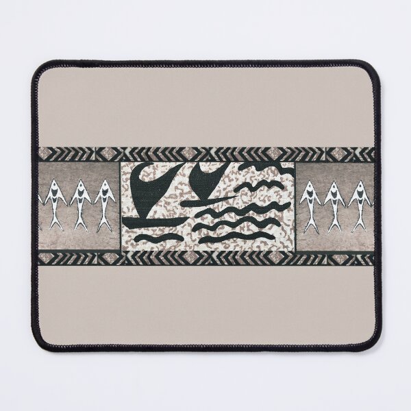 Item preview, Hawaiian Petroglyph Fish Border designed and sold by J Marielle Designs.