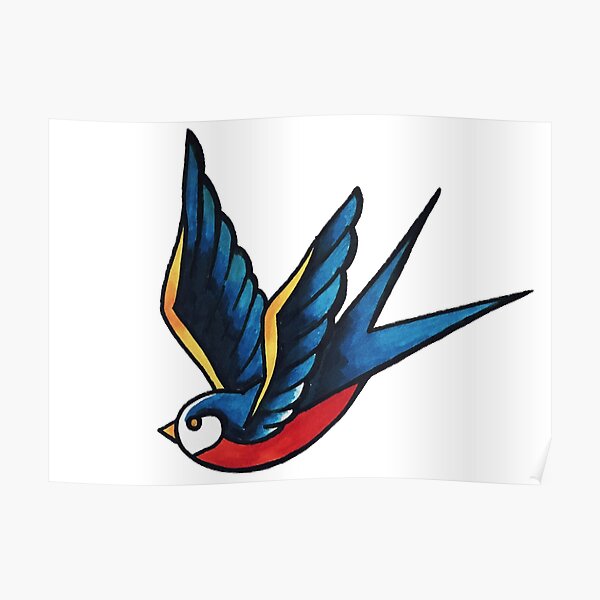 Sailor Bird Poster